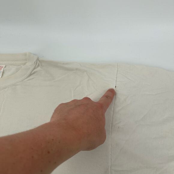 Vintage 80s Men's White Corona 'Extra King of Beers' Cancun Mexico T Shirt 2XL - Picture 8 of 10